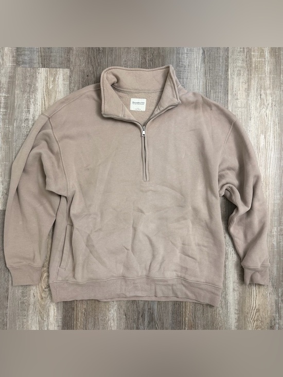 Abercrombie & Fitch Tops - Abercrombie & Fitch Women’s Soft A&F Max Essentials Half-Zip Pullover-size Large